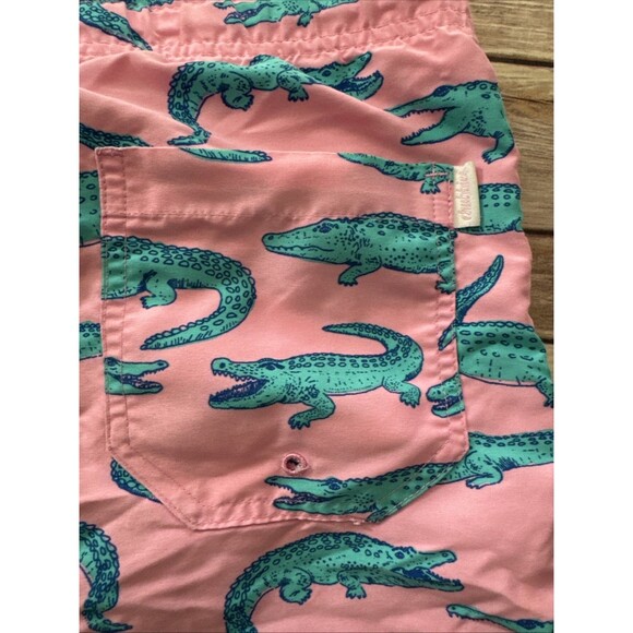 Chubbies Swim Trunks Size Small Alligator Pockets Drawstring Mens Pink - Picture 8 of 8
